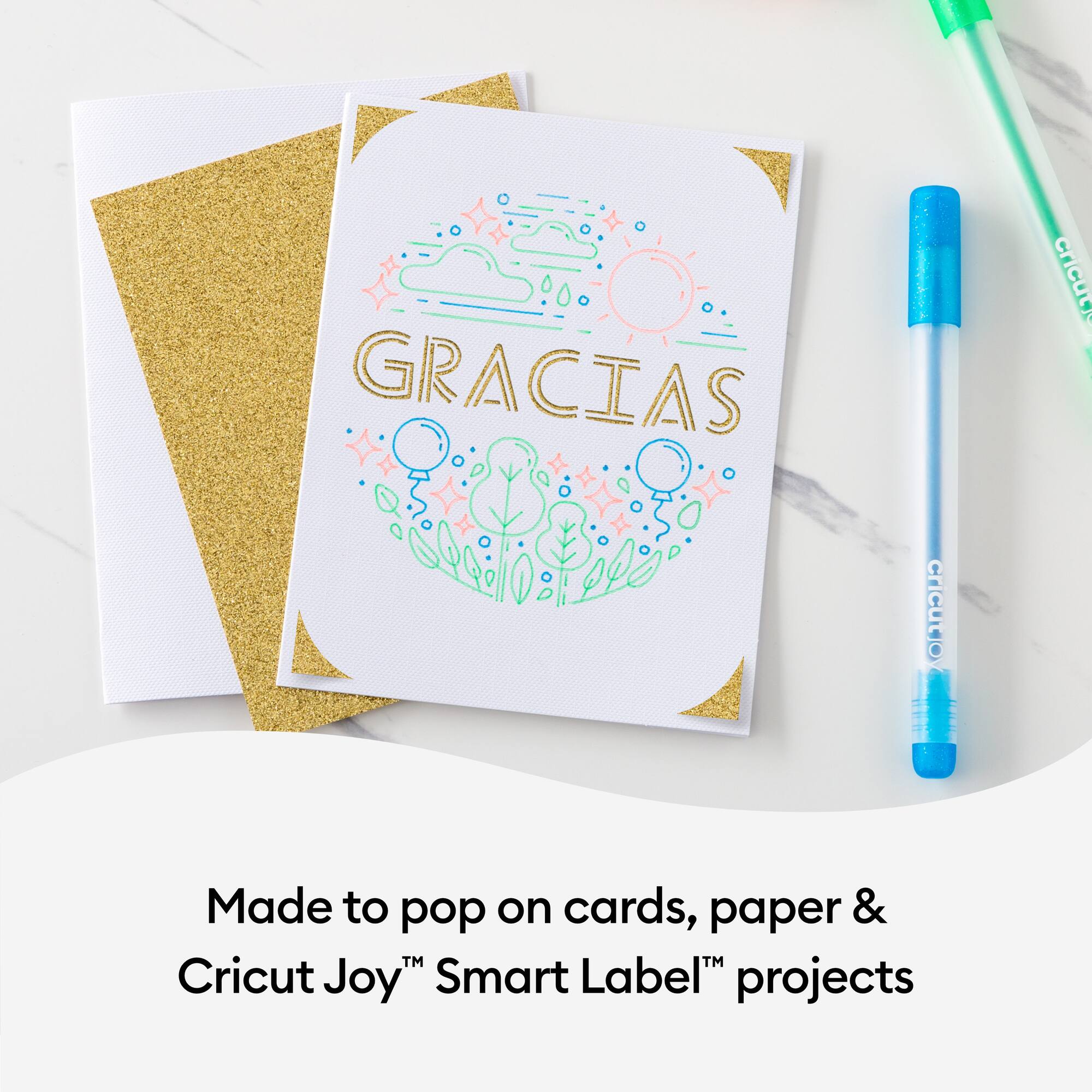 Cricut Joy™ Glitter Gel Pens, Rainbow